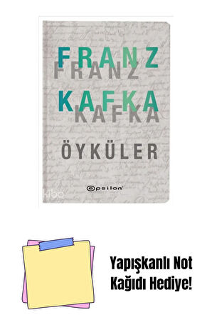 Seçme Öyküler (Franz Kafka) (Sert Kapak) + Yapışkanlı Not Kağıdı