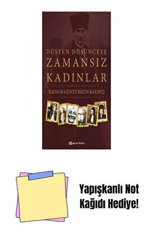 Düşten Düşünceye Zamansız Kadınlar + Yapışkanlı Not Kağıdı