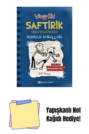 Saftirik 2 - Rodrick Kuralları + Yapışkanlı Not Kağıdı