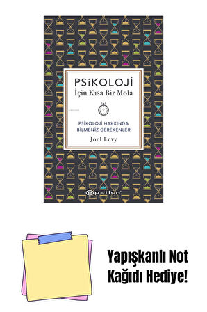 Psikoloji İçin Kısa Bir Mola + Yapışkanlı Not Kağıdı