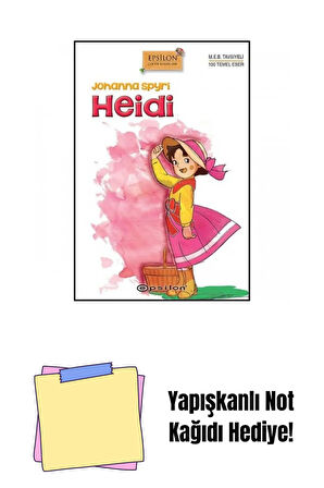 Heidi (Sert Kapak) + Yapışkanlı Not Kağıdı
