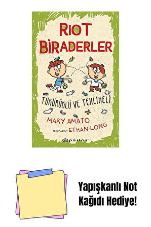 Riot Biraderler 2 Tükürüklü ve Tehlikeli + Yapışkanlı Not Kağıdı