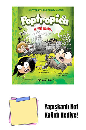 Poptropica-3 Gizemli Sembol + Yapışkanlı Not Kağıdı