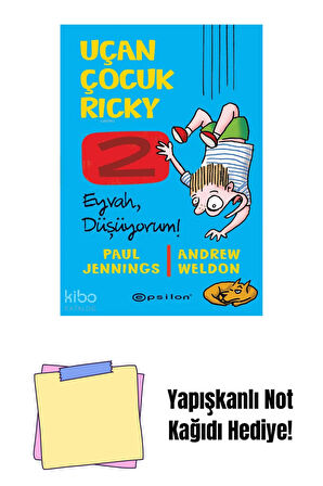 Uçan Çocuk Ricky 2-Eyvah, Düşüyorum! + Yapışkanlı Not Kağıdı