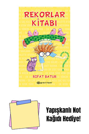 Rekorlar Kitabı + Yapışkanlı Not Kağıdı