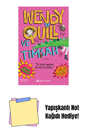 Wendy Quill ve Timsah + Yapışkanlı Not Kağıdı