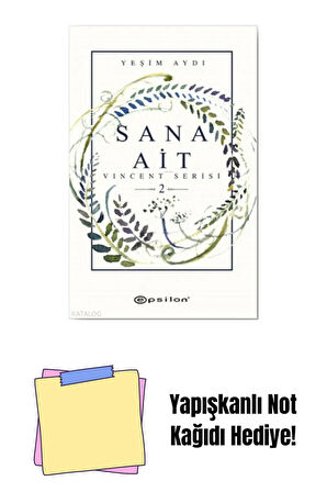 Sana Ait + Yapışkanlı Not Kağıdı