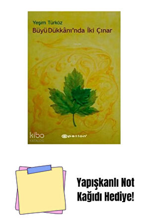 Büyü Dükkanında İki Çınar + Yapışkanlı Not Kağıdı