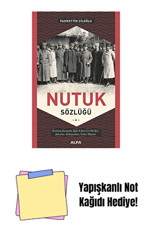 Nutuk Sözlüğü + Yapışkanlı Not Kağıdı