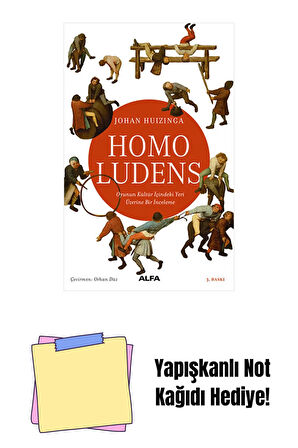 Homo Ludens + Yapışkanlı Not Kağıdı
