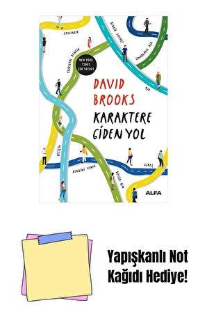 Karaktere Giden Yol + Yapışkanlı Not Kağıdı