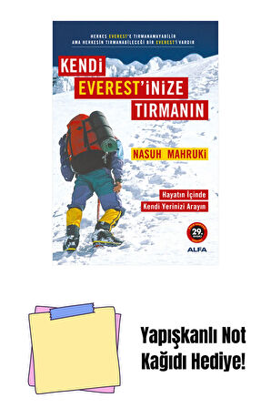 Kendi Everest'inize Tırmanın + Yapışkanlı Not Kağıdı