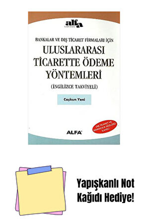 Uluslararası Ticarette Ödeme Yöntemleri + Yapışkanlı Not Kağıdı