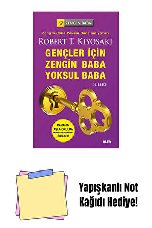 Gençler İçin Zengin Baba Yoksul Baba + Yapışkanlı Not Kağıdı