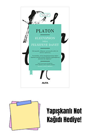Kleitophon veya Felsefeye Davet + Yapışkanlı Not Kağıdı