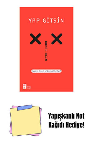 Yap Gitsin + Yapışkanlı Not Kağıdı