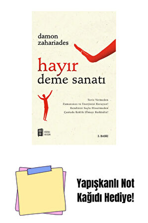 Hayır Deme Sanatı + Yapışkanlı Not Kağıdı