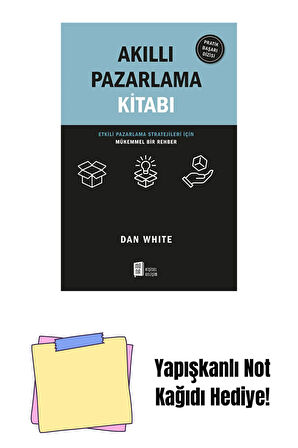 Akıllı Pazarlama Kitabı + Yapışkanlı Not Kağıdı