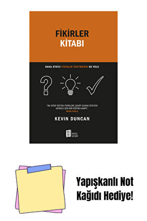Fikirler Kitabı + Yapışkanlı Not Kağıdı