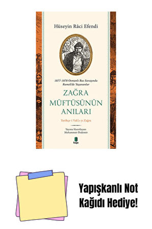 Zağra Müftüsünün Anıları + Yapışkanlı Not Kağıdı