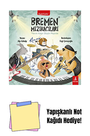 Bremen Mızıkacıları + Yapışkanlı Not Kağıdı