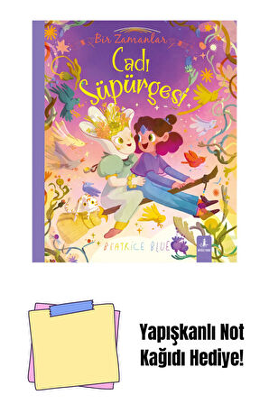 Cadı Süpürgesi + Yapışkanlı Not Kağıdı