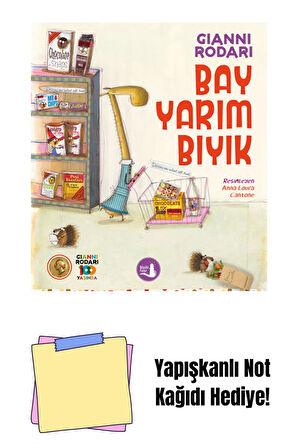 Bay Yarım Bıyık + Yapışkanlı Not Kağıdı