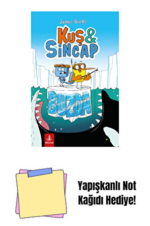 Kuş & Sincap Buzda + Yapışkanlı Not Kağıdı