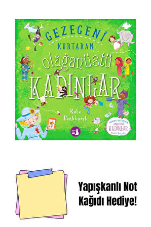 Gezegeni Kurtaran Olağanüstü Kadınlar + Yapışkanlı Not Kağıdı