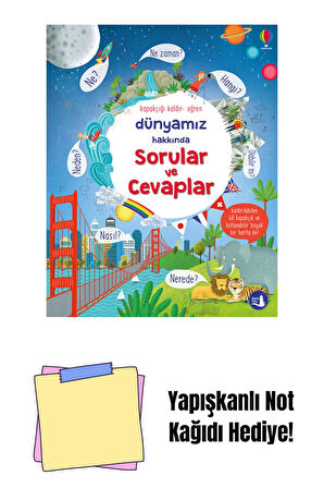 Dünyamız Hakkında Sorular ve Cevaplar (Ciltli) + Yapışkanlı Not Kağıdı