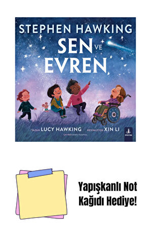 Sen ve Evren - Stephen Hawking + Yapışkanlı Not Kağıdı