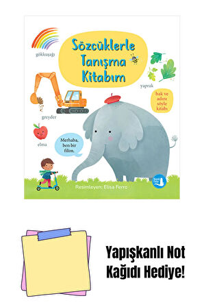 Sözcüklerle Tanışma Kitabım (Ciltli) + Yapışkanlı Not Kağıdı