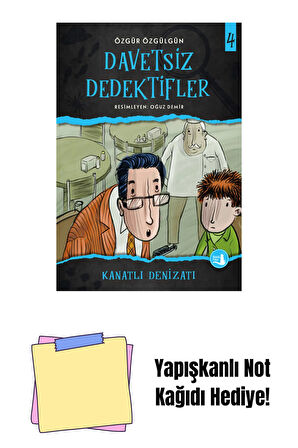 Kanatlı Denizatı - Davetsiz Dedektifler 4 + Yapışkanlı Not Kağıdı