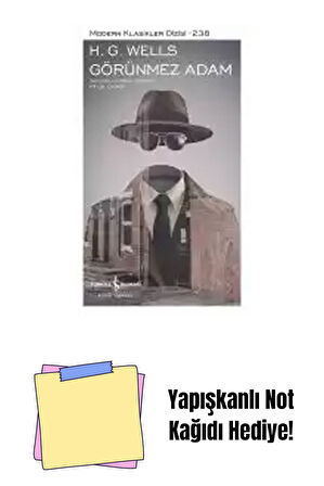 Görünmez Adam – Sert Kapak + Yapışkanlı Not Kağıdı