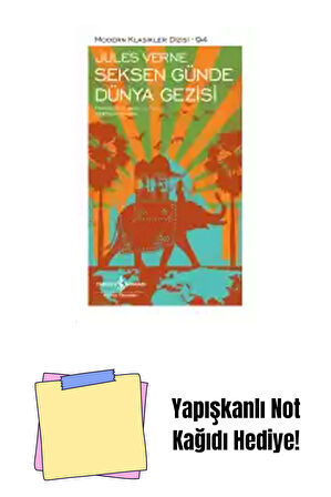 Seksen Günde Dünya Gezisi + Yapışkanlı Not Kağıdı