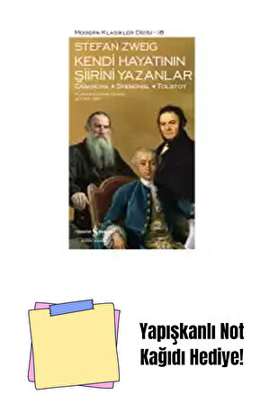 Kendi Hayatının Şiirini Yazanlar / Casanova – Stendhal – Tolstoy + Yapışkanlı Not Kağıdı