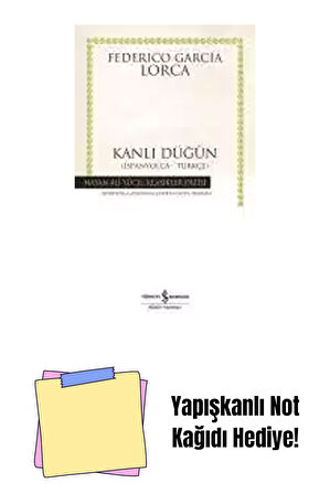 Kanlı Düğün (İspanyolca-Türkçe) + Yapışkanlı Not Kağıdı