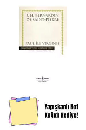 Paul ile Virginie + Yapışkanlı Not Kağıdı