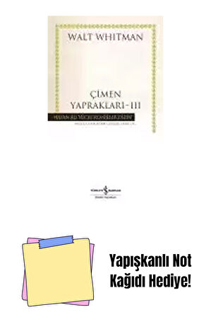 Çimen Yaprakları – III + Yapışkanlı Not Kağıdı