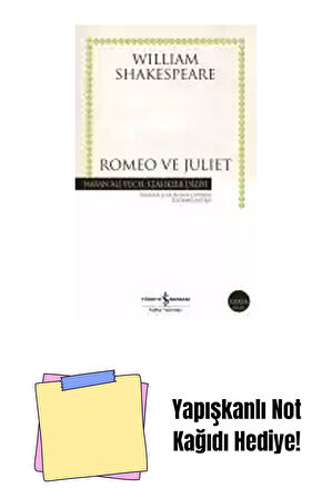 Romeo ve Juliet + Yapışkanlı Not Kağıdı