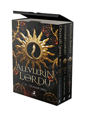 Dikenler Şehri Serisi 3 Kitaplık Kutulu Set (Karton Kapak) + Yapışkanlı Not Kağıdı