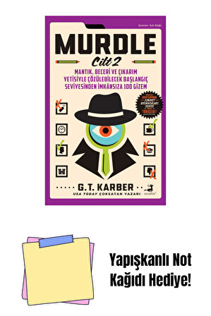 Murdle 2 + Yapışkanlı Not Kağıdı