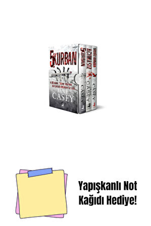 Jane Casey Maeve Kerrigan Serisi (10 Kitap) + Yapışkanlı Not Kağıdı