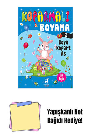 Koparmalı Boyama 3 + Yapışkanlı Not Kağıdı