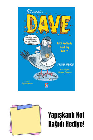 Güvercin Dave 1 – Kötü Kedilerle Nasıl Baş Edilir ? + Yapışkanlı Not Kağıdı