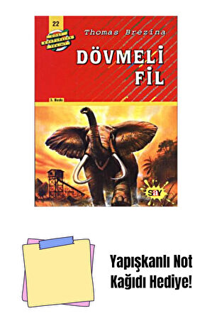 Dövmeli Fil + Yapışkanlı Not Kağıdı