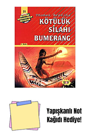 Kötülük Silahı Bumerang + Yapışkanlı Not Kağıdı