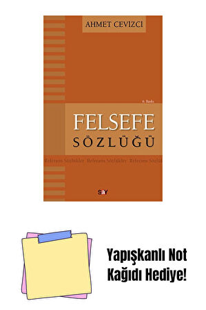 Felsefe Sözlüğü + Yapışkanlı Not Kağıdı