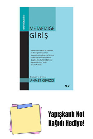 Metafiziğe Giriş + Yapışkanlı Not Kağıdı