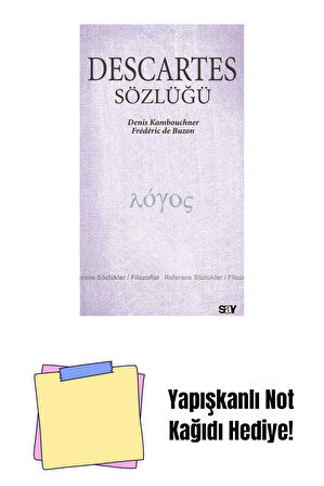 Descartes Sözlüğü + Yapışkanlı Not Kağıdı